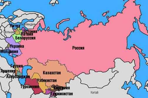 Границы страны россии