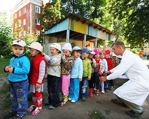 Текущее состояние очереди в детский